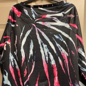 Cute Tiger Tie-Dye Multi-Colored Top